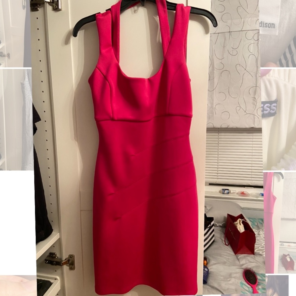 GUESS Hot Pink dress